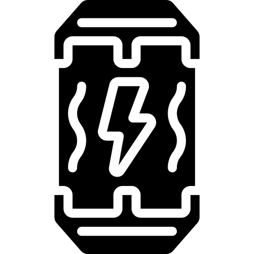 Cell power electricity electronics icon