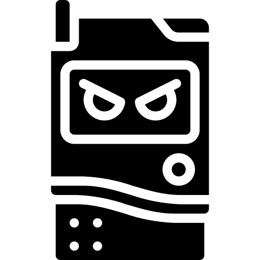 Device electronics thief hacker icon