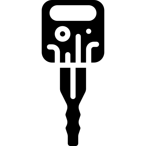 Key hacker cyber security icon