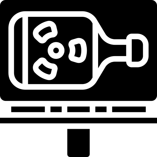 Billboard nuclear promotion ads icon