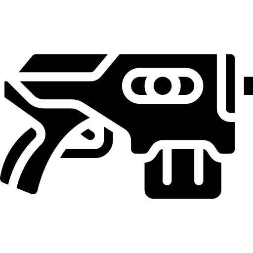 Pistol crime firearm shotgun icon