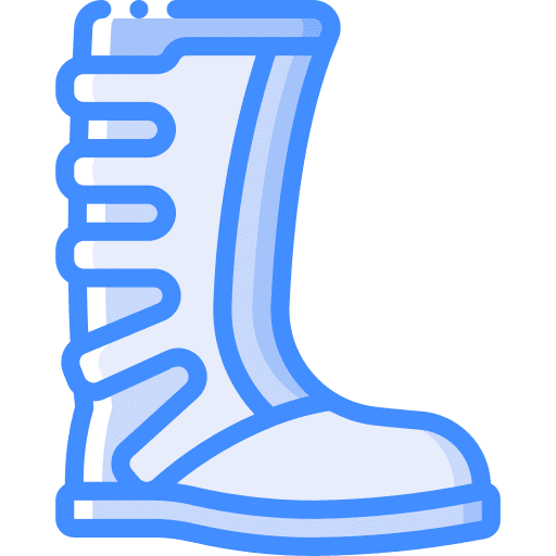 Boots fashion leather shoes icon