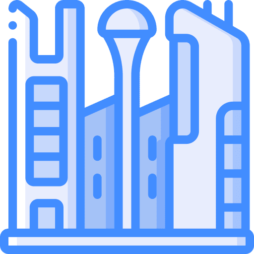 Cyberpunk cyberpunk science fiction skyscraper icon