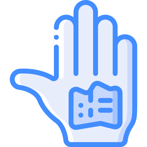 Implant implant hand digital icon