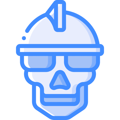 Skull skull rock punk icon