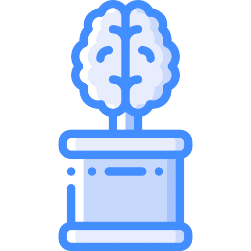 Brains sports and competition award trophy icon