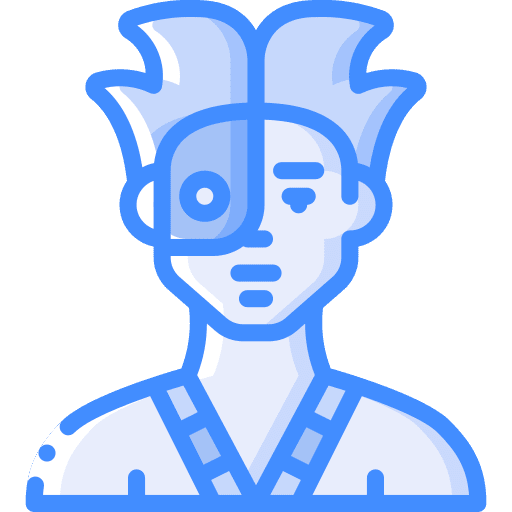 Cyborg humanoid science fiction cyborg icon