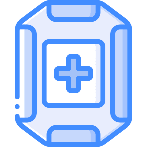 First aid kit healthcare and medical drug container health icon