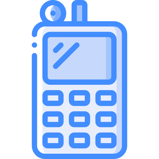 Walkie talkie device frequency communications icon