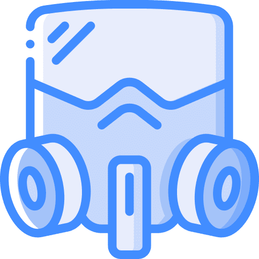 Gas mask gas mask security protection icon
