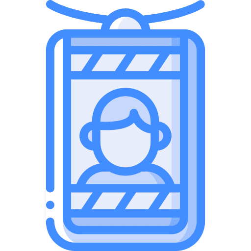 Id card id card user identification icon