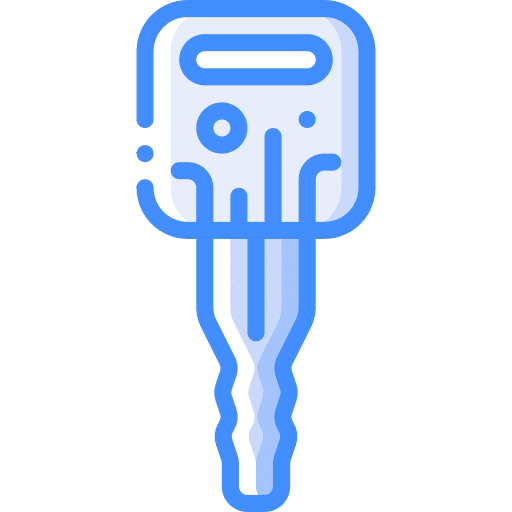 Key electronics cyber encryption icon