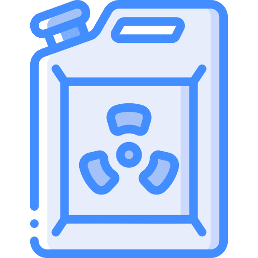 Nuclear energy radioactive barrel gallon icon