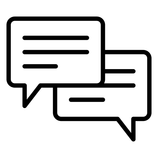 Conversation conversation information support icon