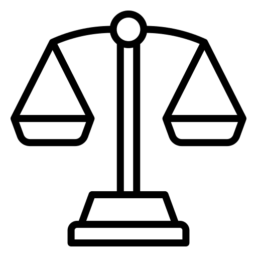 Justice scale law weighing scale justice scale icon