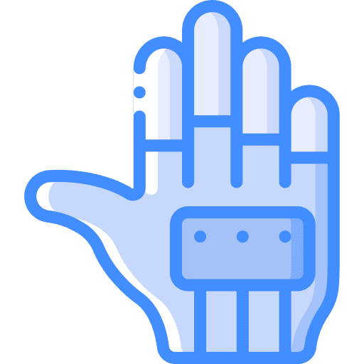 Racing gloves sensors protection racing car icon