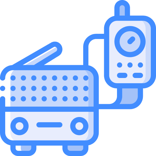 Radio electronics radio semiconductor icon