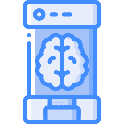 Tank tank human brain medical icon