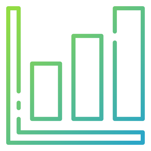 Bar chart graphic finances bar chart icon