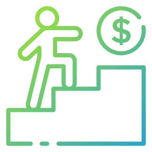 Climbing climbing stair reward icon