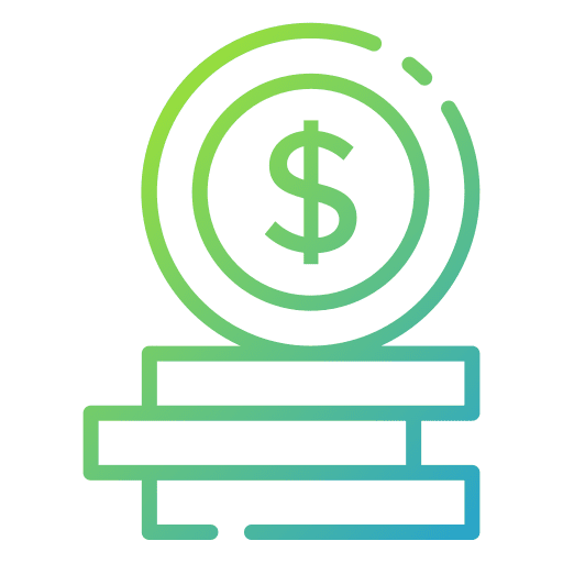 Coin business and finance money cash icon Coin business and finance money cash icon