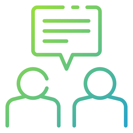 Conversation information customer service check icon Conversation information customer service check icon