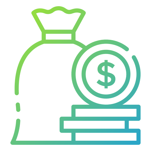 Money bag business banking currency icon Money bag business banking currency icon