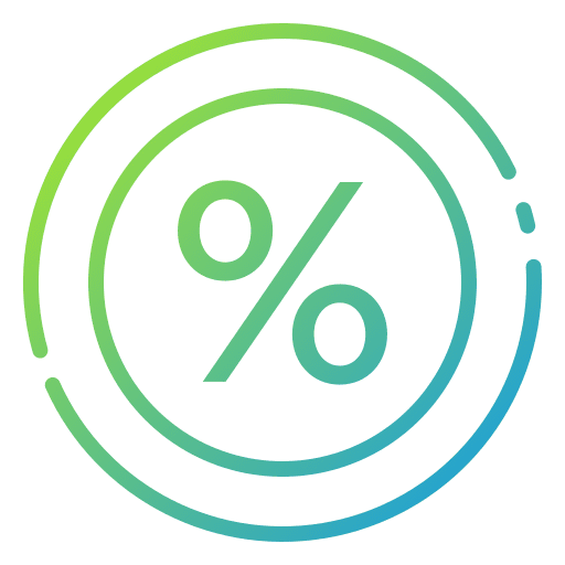 Percentage sale label price icon Percentage sale label price icon