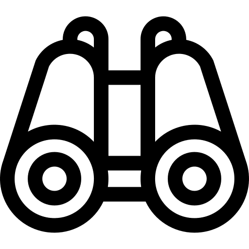Binoculars miscellaneous spy view icon