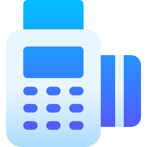 Pos terminal order atm pos terminal icon