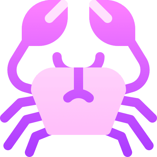 Crab aquatic claw animals icon Crab aquatic claw animals icon