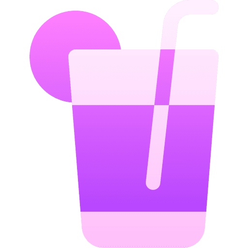 Juice food and restaurant straw beverage icon