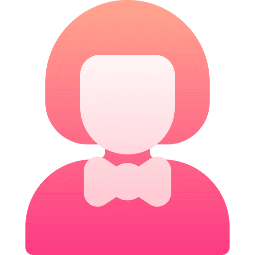 Waitress woman staff user icon Waitress woman staff user icon