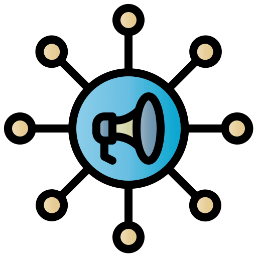 Advertising advertising social marketing channels icon Advertising advertising social marketing channels icon