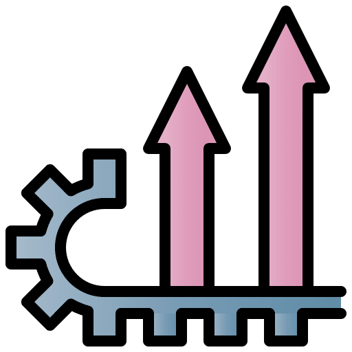 Analytics diagram arrow business and finance icon Analytics diagram arrow business and finance icon