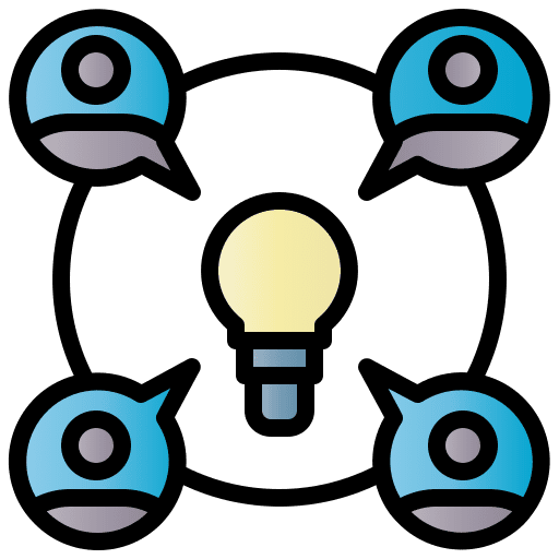 Brainstorming business and finance business think icon Brainstorming business and finance business think icon