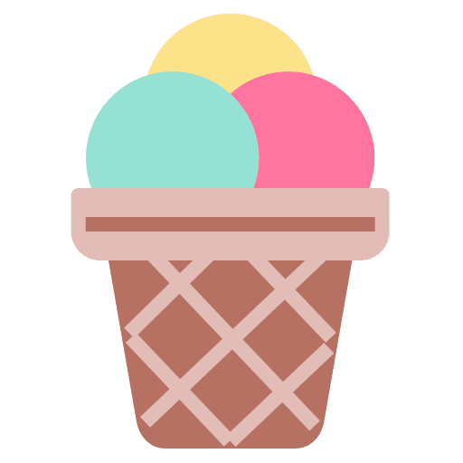Ice cream milk cup cold icon