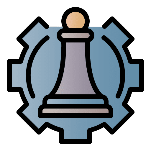 Strategy business and finance knight strategy icon Strategy business and finance knight strategy icon
