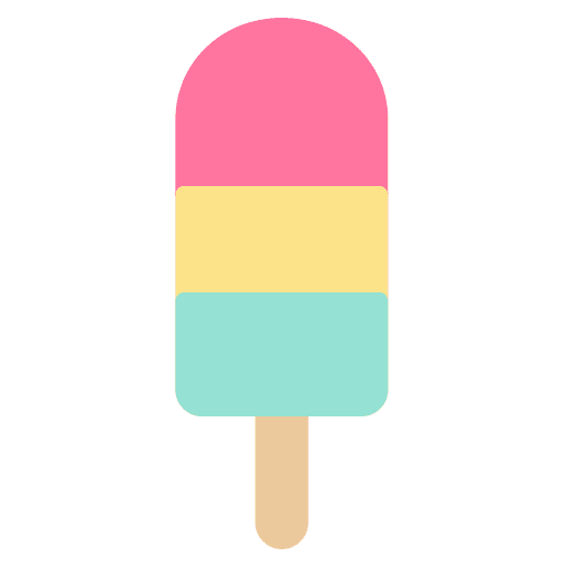 Ice pop sweet popsicle milk icon Ice pop sweet popsicle milk icon