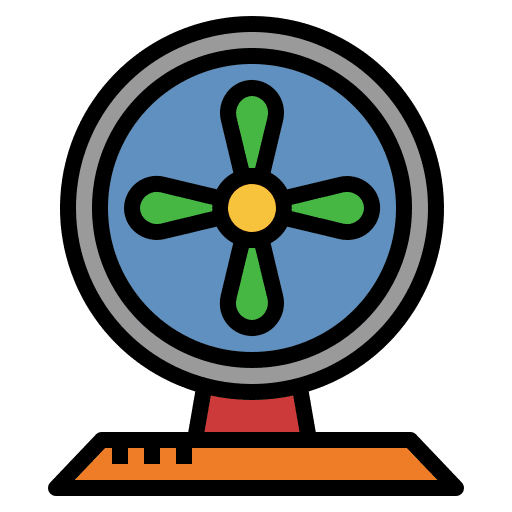 Fan ventilation summer household appliance icon Fan ventilation summer household appliance icon