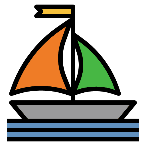 Sailing yatch sailing boat sailing icon Sailing yatch sailing boat sailing icon