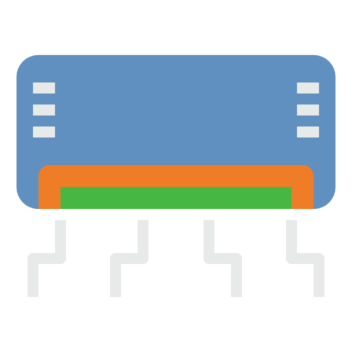 Air conditioner cooling air conditioner technology icon Air conditioner cooling air conditioner technology icon