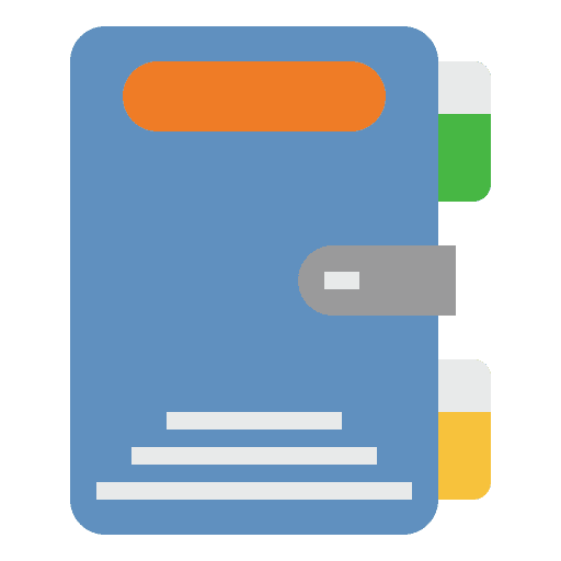 Diary study notebook research icon Diary study notebook research icon