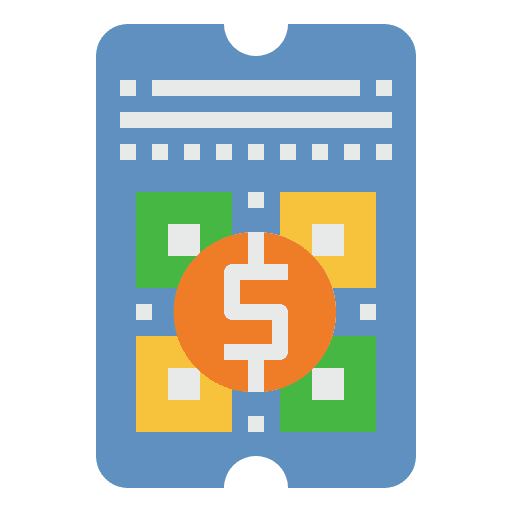 Ticket cinema theater ticket icon