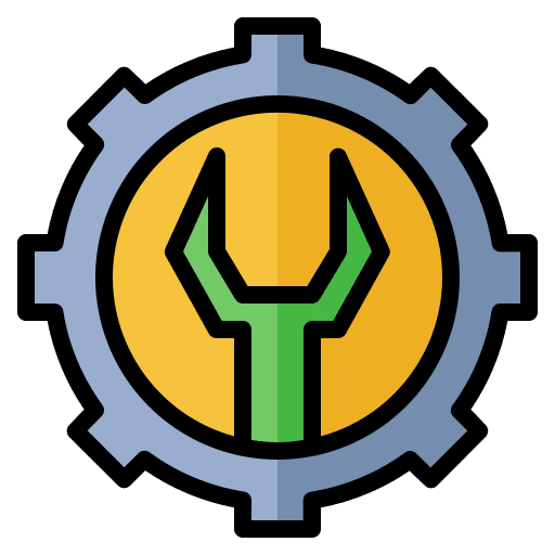 Maintenance installation setup spanner icon Maintenance installation setup spanner icon