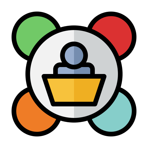 Technical support contact center agent customer support icon Technical support contact center agent customer support icon