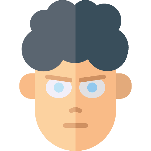 Angry emoji avatar smileys icon
