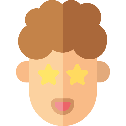 Excited avatar feelings emojis icon