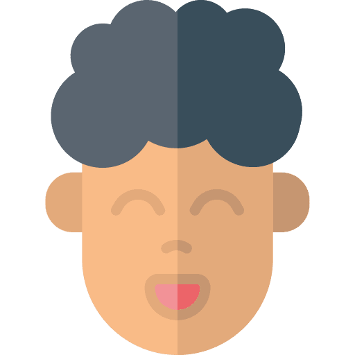 Funny happy funny feelings icon