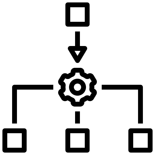 Lean planning organization startup icon